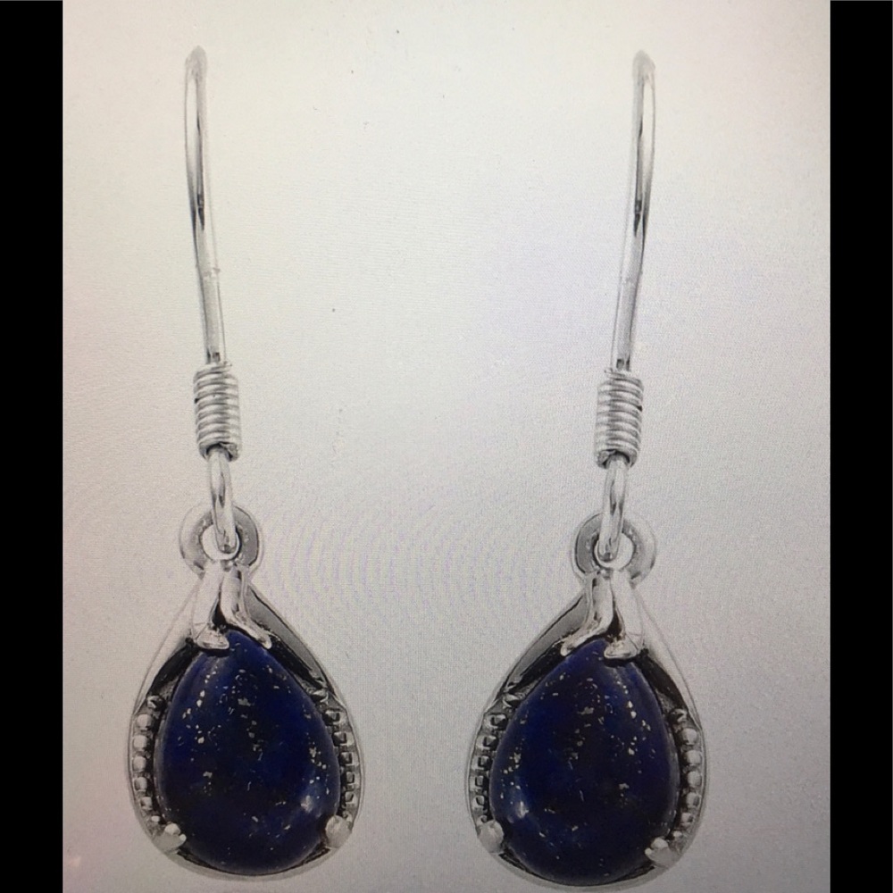 CLOSEOUT - Lapis Lazuli Drop Earrings.  NWOT